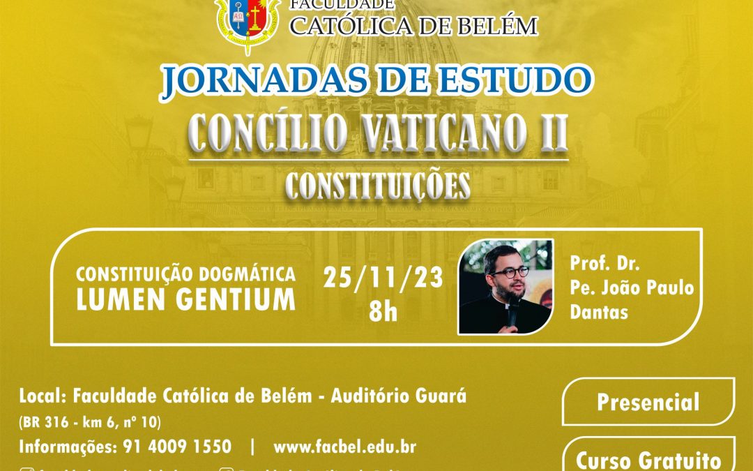 Jornadas de Estudo: Concílio Vaticano II – Lumen Gentium
